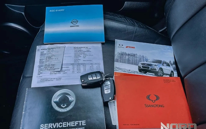 SsangYong REXTON cena 55900 przebieg: 95127, rok produkcji 2015 z Białystok małe 254